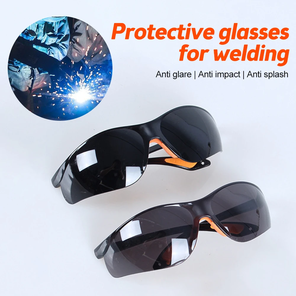 Security Supplies Grey Black Welding Welder Goggles Dustproof Windproof Safety Goggles Safety Protective Glasses Women Men