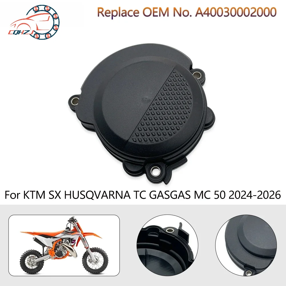 

CQHZJ Ignition Cover Magneto Crankase For KTM SX 50 HUSQVARNA TC GASGAS MC 2024-2026 Motorcycle Engine Protection Accessories