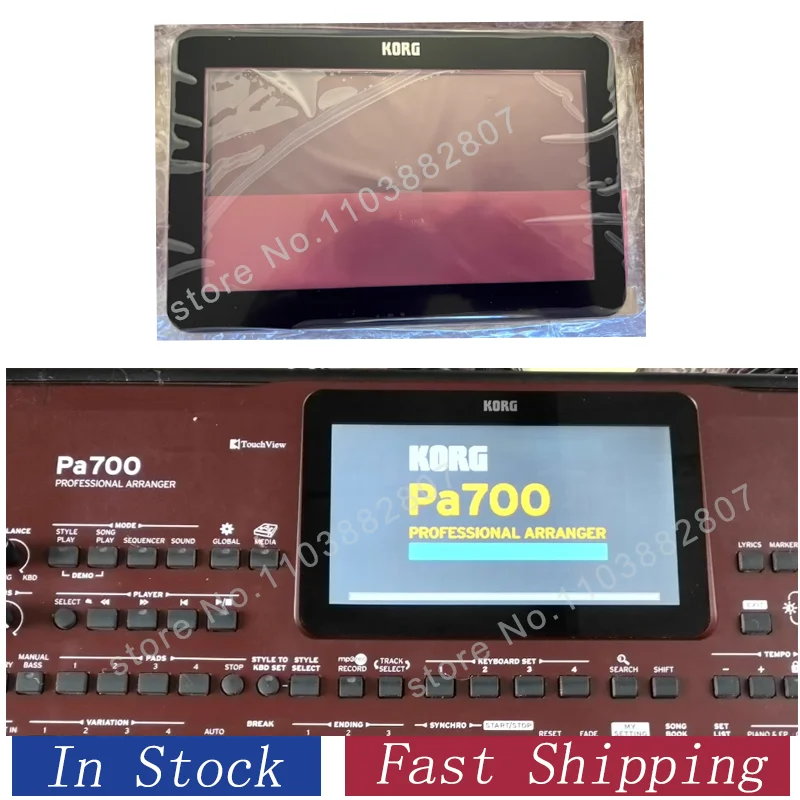 

7 Inch LCD Screen Display Panel For Korg PA1000 PA4X PA700 Original Touch Screen For Korg PA4X 61 LCD Display DXG1J1-0513-070A