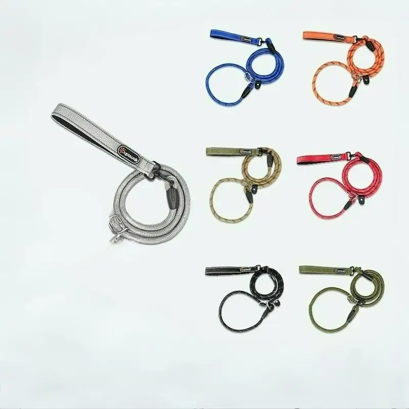 

Dog Leash P Rope Dog Harness Puppy Training Dogs Chain Safety Buckle Leashes for Dog Walking Reflective Chain Pet Supplies
