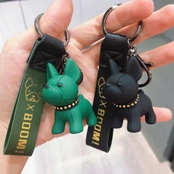 Creative Law Fighting Dog Cartoon Keychain Cute Pit Bull Shiba Inu Doll Key Chain Bag Pendant