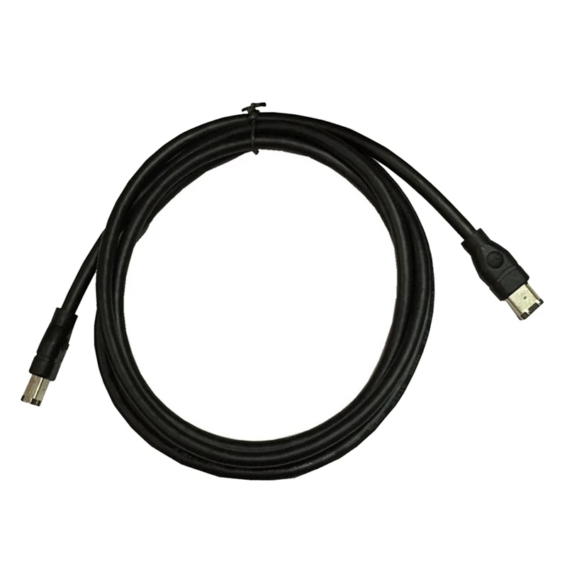 

1.8M Firewire Cable Black IEEE 1394 Firewire 400 To Firewire 400 Cable 6Pin Male To 6Pin Male Cable Easy Install