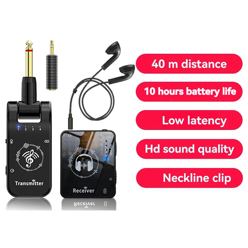 FORW-2X Wireless Ear Monitor Transmission System Wireless Ear Monitor Transmission System Transmitter Plus Receiver