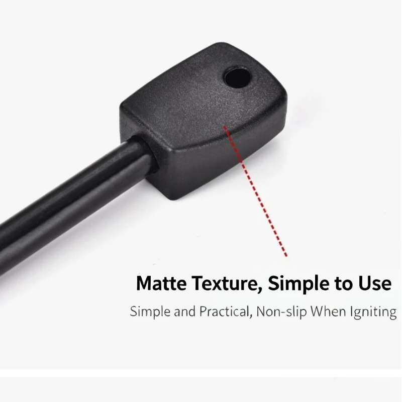 Small Portable Fire Starter Magnesium Rod, Waterproof Survival Flint Steel with Lanyard, Lightweight Emergency Fire Making Tool view 3