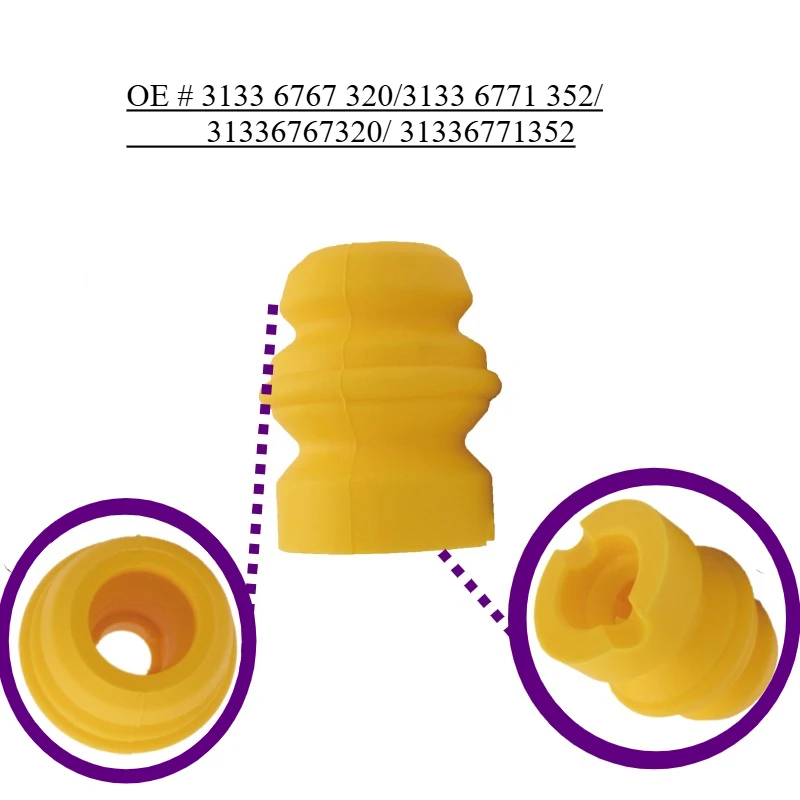 OE# 31336767320 Shock Absorber Boot Buffer for BMW 316i 318d 320i 323i E90 2004-2008, E90LCI E91 2007-2011, E92 E93LCI 2008-2013