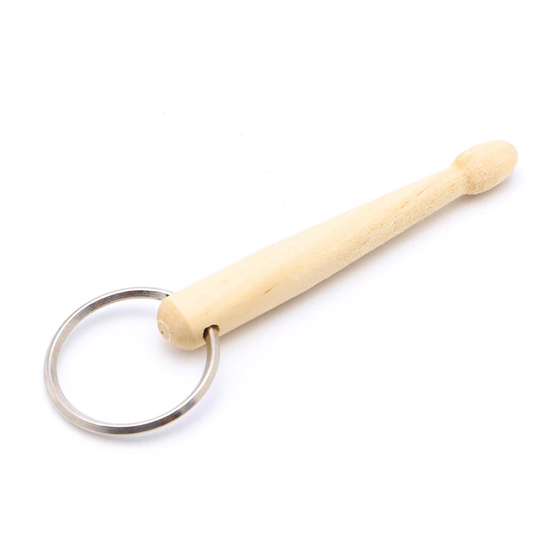 Mini Drum Keychain Charm Drumsticks for Key Ring Decoration for Men