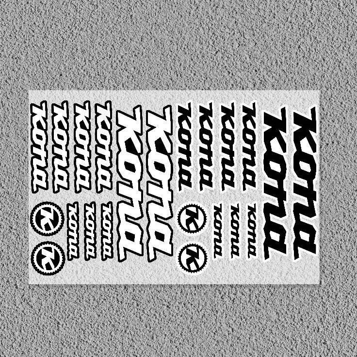 1PC Bike Motorcycle Car Locomotive Reflective Laser Sticker Styling Vinyl Decal Stickers Decoration FOR K-KONA LOGO