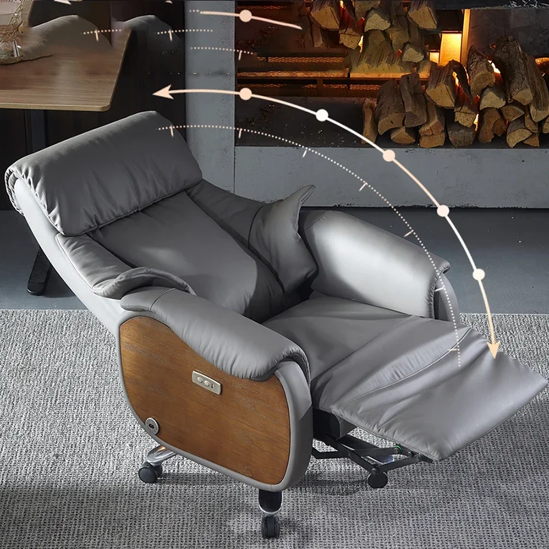 암체어 리클라이너 의자 거실 의자 사무실 가구 바퀴 침실 휴식 회전 게임용 의자 디자인 럭셔리 작업용