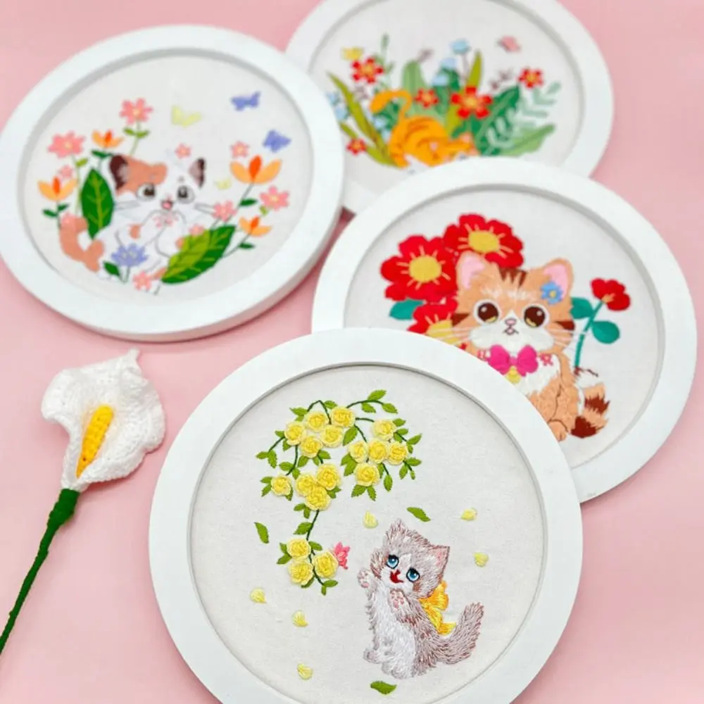 Cat Pattern Diy Emb…