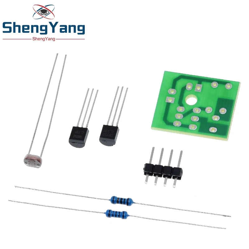 DIY Kit Light Control Sensor Switch Suite Photosensitive Induction Switch Kits DIY Electronic Trainning Integrated Circuit Suite image 3