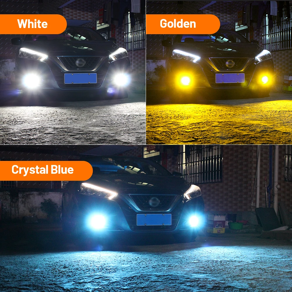 2 قطعة LED الجبهة الضباب ضوء Blub H3 مصباح Canbus لا خطأ لادا سمارة 2108 2109 2113 2114 2115 1990-2013