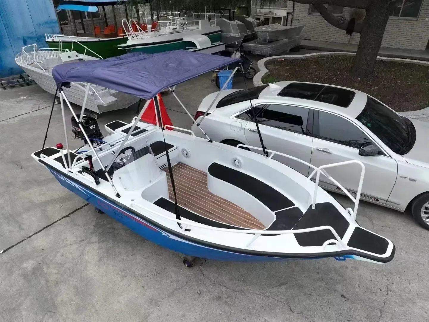 Hot Sale Racing Aluminum Yacht Speed Boat Commercial Fishing Boat with High Power for Racing