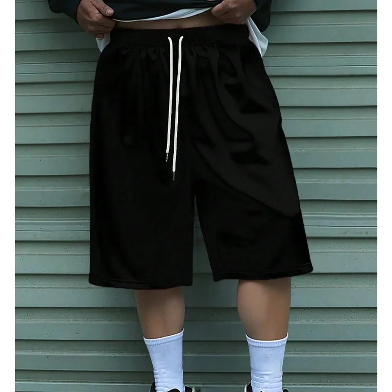 

Мужские однотонные модные шорты, подходящие для летней носки, одежда в спортивном уличном стиле Y2K