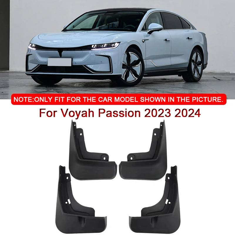 

For Voyah Passion 2023 2024 Car Styling ABS Car Mud Flaps Splash Guard Mudguards MudFlaps Front Rear Fender Auto Accessories