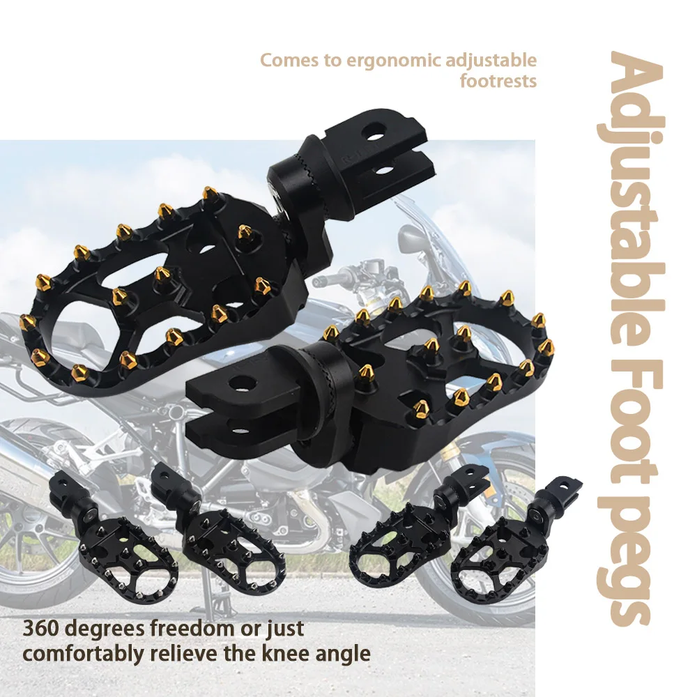 

Подножки для мотоциклистов, алюминиевые регулируемые передние подножки с ЧПУ для BMW R1250RS R 1250 RS R1250R r 1250 r 2019-2022