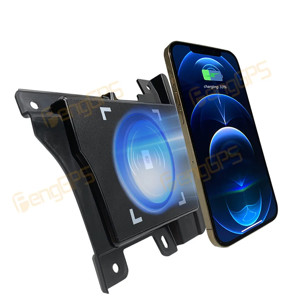 Dedicated Car Wireless Charger 15W Center Console Fast Phone Charging Panel For Cadillac CT5 2020-2021 Interior Accessories