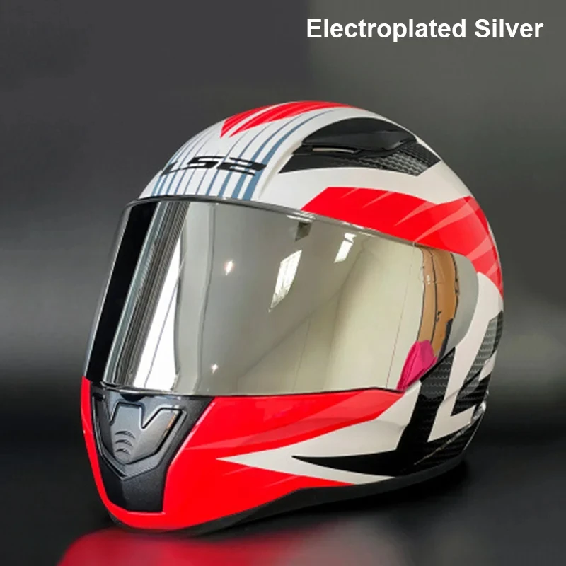 LS2 FF353 Rapid Motorcycle Helmet Visor Anti-Fog Pinlock Ready Clear Smoke Capacete De Moto Helmet Accessories