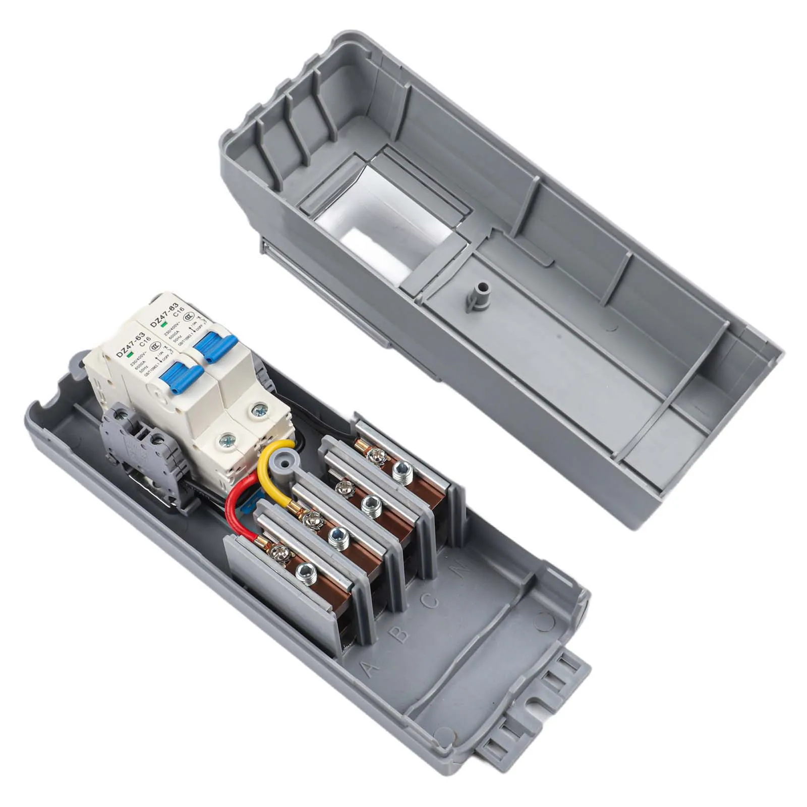 Street Light Distribution Box For EKM2035 With For 2P Circuit Breaker Plastic Junction Enclosure For Outdoor For Lighting Contro