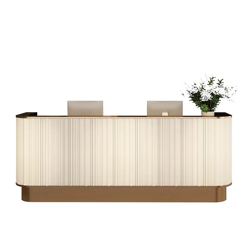 

&c High Quality Luxurious Reception Desk Hospital Front Desk Design Office Reception Counter