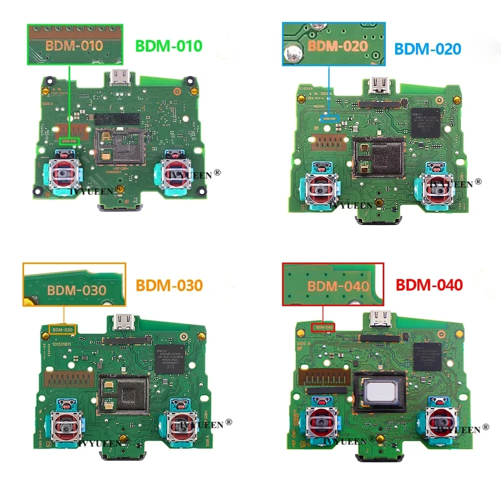IVYUEEN per PlayStation 5 Controller PS5 L1 R1 L2 R2 Pulsanti trigger Stick analogico Riparazione in gomma conduttiva per Dualsense V2 V3