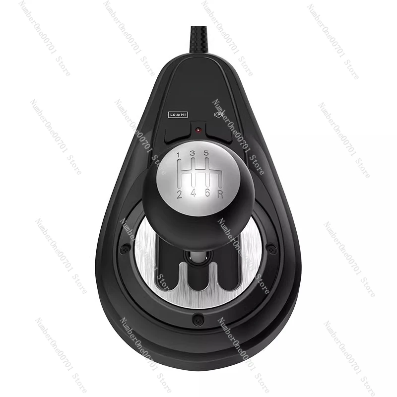 USB PC Steering Wheel with Manual Gear Shifter, A7 Gear Lever & H-Pattern Transmission for V9 V10 V12 Racing Games