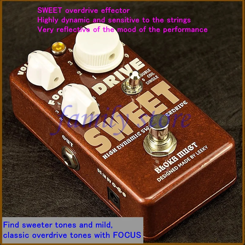 Overdrive effector, AMBER overdrive effector, SWEET overdrive effector