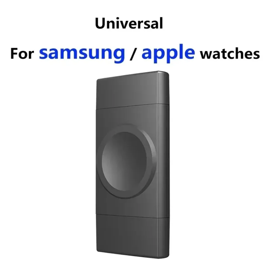 2 In 1 Magnetic Watch Wireless Charger for Samsung Apple Watch Galaxy 8/7/6/5/4 Active IWatch 9 8 7 6 SE Fast Charging Station