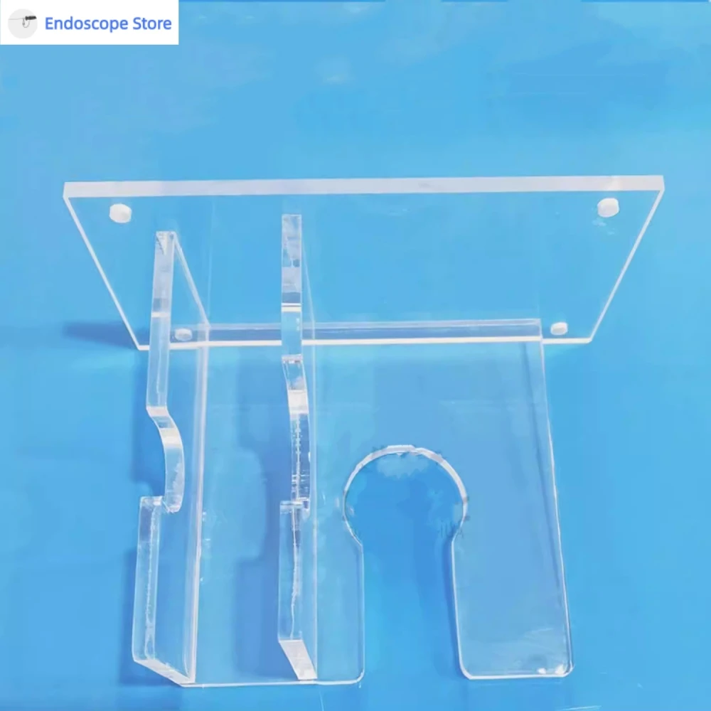 ACRYLIC Plastic Rigid Flexible ENT Endoscope Gastroscope Colonoscope Laryngoscope Wall Holder Disinfect Clean Cabinet Veterinary
