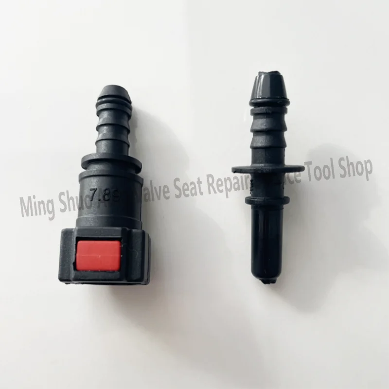 7.89 ID6 Auto Car Fuel Line Bundy Tee Hose Coupler Nylon Motorcycle Hose Coupler Quick Release Connect Connector Car Accessories