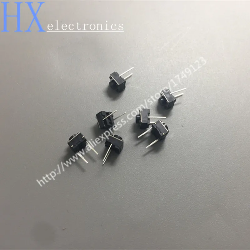 1000PCS 6 * 6 * 5MM Touch Wwitch Button 2Pin In The Middle 2Feet 6x6x5MM