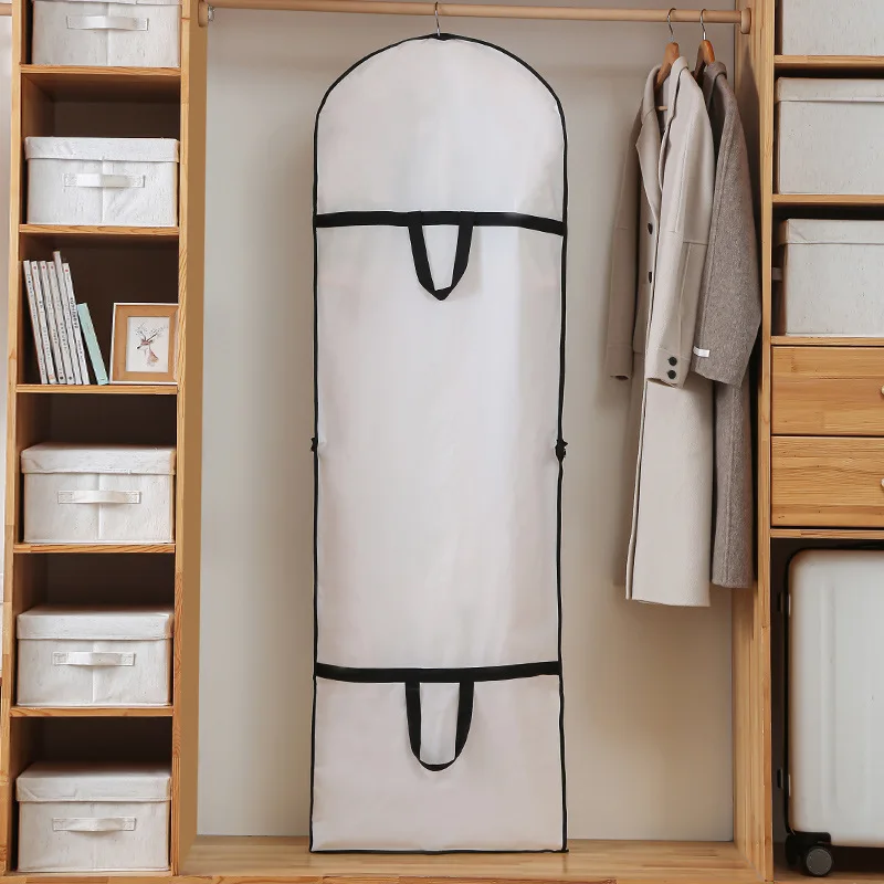 

Thickened Handheld Dustproof Clothes Cover for Home Use Coat Wedding Dress Suit Hanging Bag Foldable Clothing Dust Bag