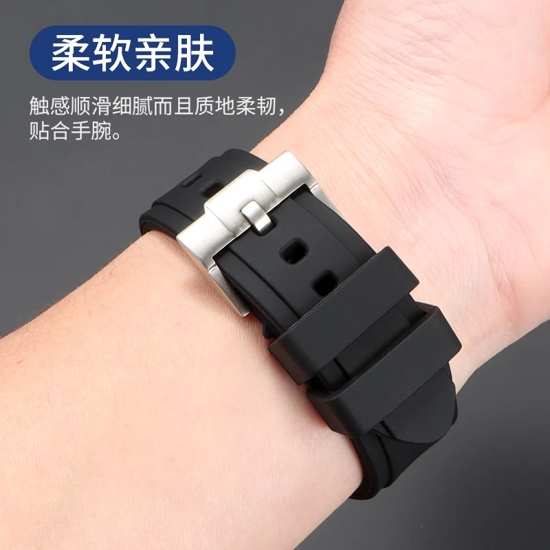 حزام ساعة من السيليكون لهاميلتون كاكي كحلي BeLOWAR H 78716983   ح 78716333   استبدال ملحقات معصمه الناعمة المتينة