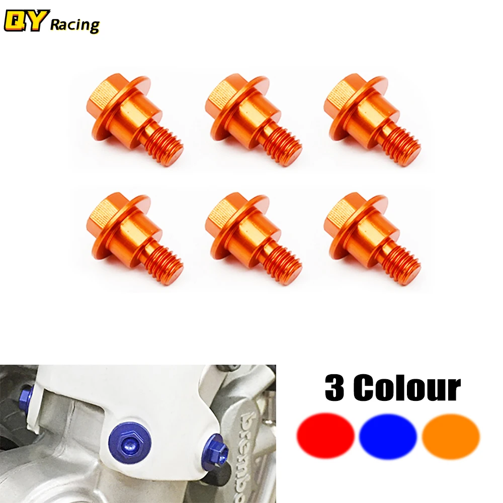 

CNC M6*12 Front Fork Guard Bolt Screw For KTM SX SXF XC XCF EXC EXCF XCW XCFW 125 150 250 300 350 400 450 500 530 2000-2022