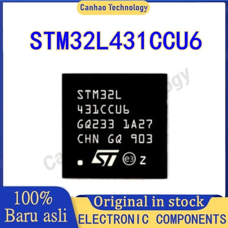 마이크로컨트롤러 칩 재고, STM32L431CCU6 QFN-48, 32 비트