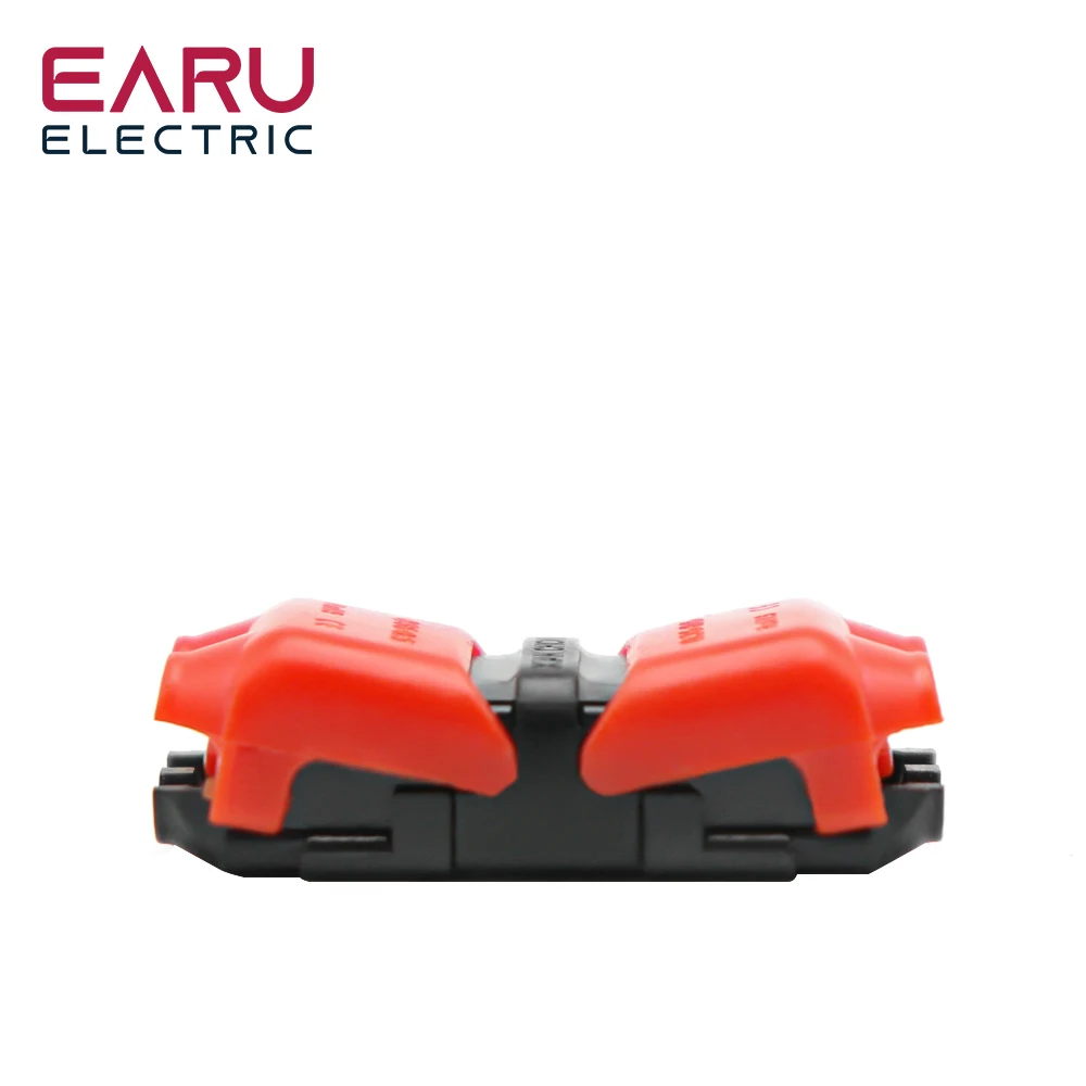 5pcs 2p Spring Connector Wire With No Welding No Screws Quick Connector Cable Clamp Terminal Block 2 Ways Easy Fit For Led Strip