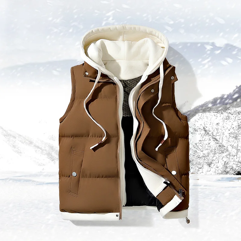 Chalecos para hombres y mujeres, estilo juvenil, sueltos y a la moda, informales y de moda, ropa de trabajo fresca, chaleco grueso, chaqueta de algodón