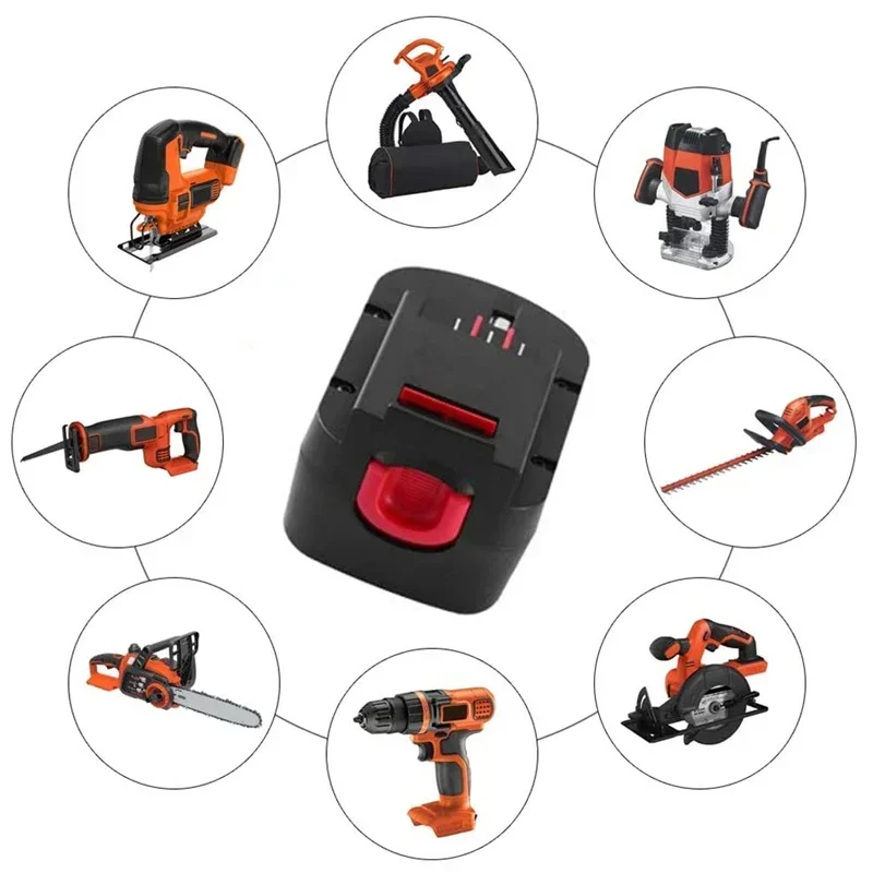 

Аккумулятор литий-ионный 12В 6000мАч для инструментов, совместимый с Black & Decker A12, A12ex, FSB12, FS120b, A1712, HP12K, HP12