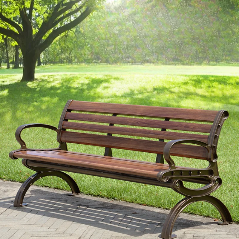 Plastic wood leisure seat bench