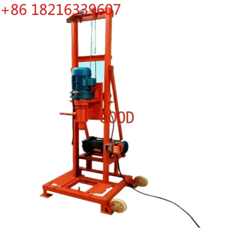 TAO Yugong 80m  Engine Trailer Well Drilling Rig 100M Deep Tractor Mounted Water Drilling Machine With Alloy PDC Bit