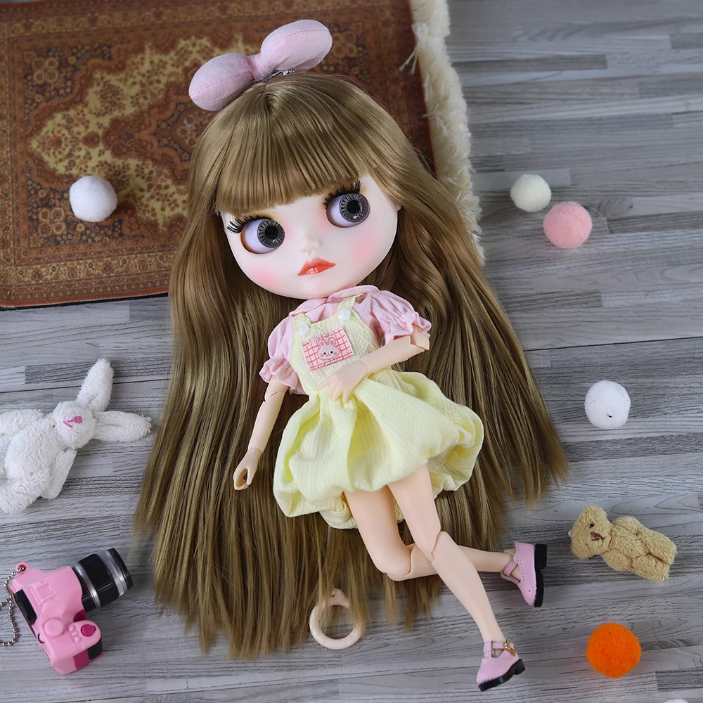 ICY DBS Blyth Pop Witte Huid Gezamenlijk Lichaam Mat Gezicht Leuke Set Speelse Pop DIY SD Cadeau Speelgoed