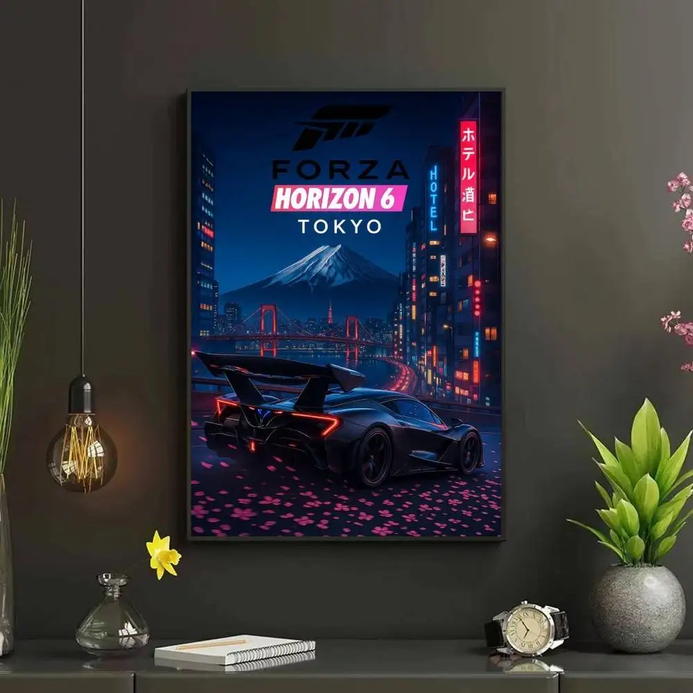 Game F-Forza H-Horizon-6 Speed Storm Japan Poster Self-adhesive