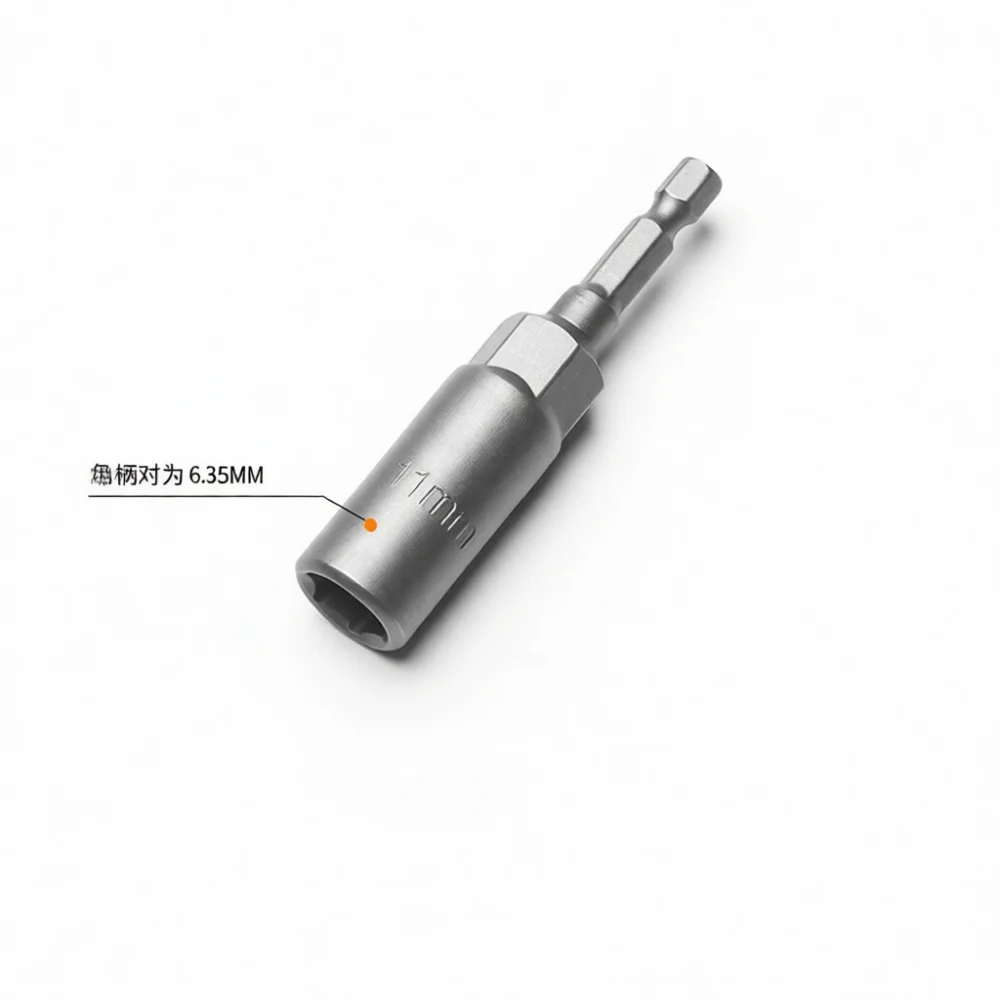 Deep Impact Socket Set For Cordless Drill Driver Metric Hex Nut Bits Chrome Vanadium Steel Professional Repair Wrench Tool Parts