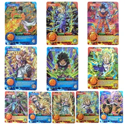 Tarjetas de Dragon Ball en inglés, Son Goku Super Saiyan Series, tarjeta de juego de firma, colección de juguetes de Goku, tarjeta de colección de juegos