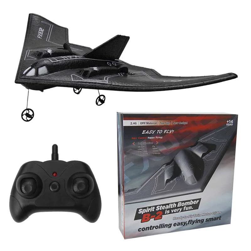 FX632 Fighter B2 Bomber Fixed Wing Glider Tumble Resistant Foam Model Aircraft Toy Remote Control Aircraft