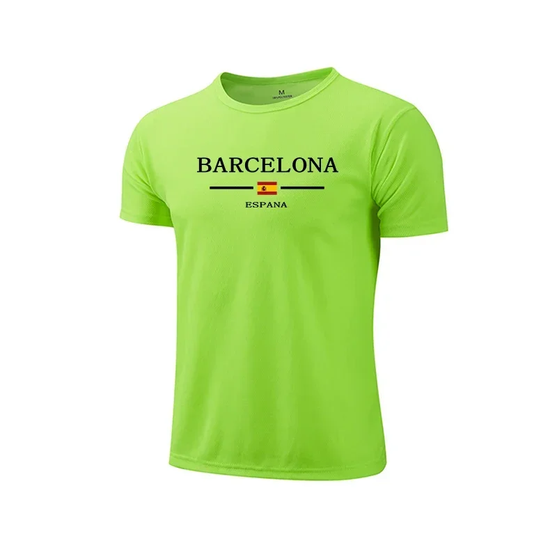 Simple 2026 Summer Quick Dry Moisture Wicking Compression T-Shirt Soccer Jersey Running Jogging Athletic Gym Training Men's Top