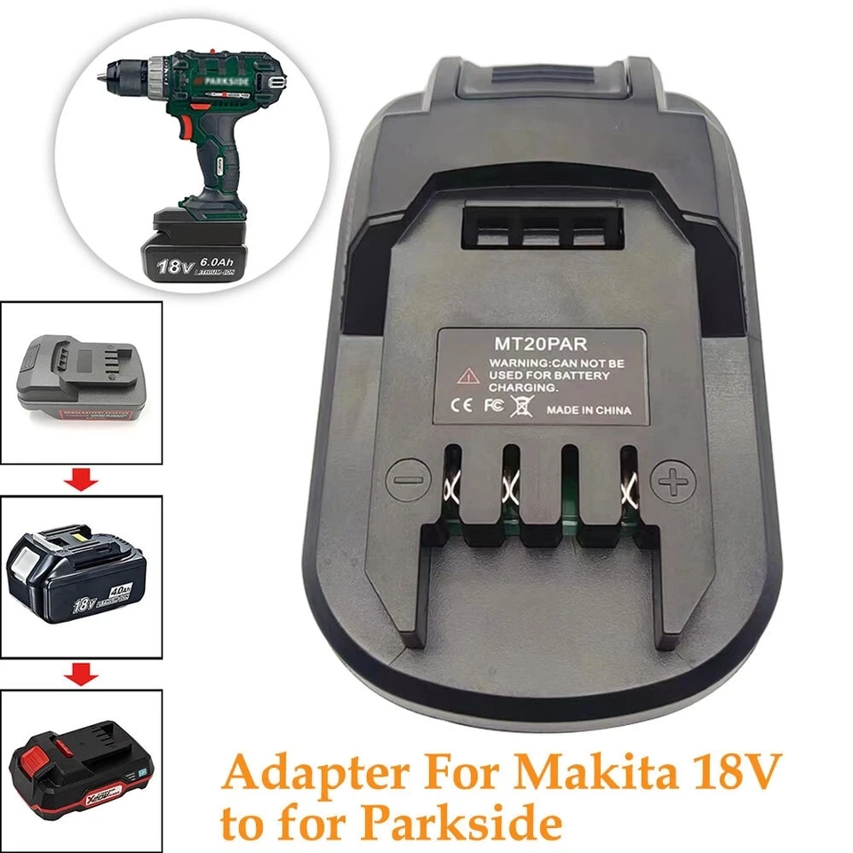 Adattatore batteria MT20PAR per batteria Makita 18V a Lidl Parkside X20V Convertitore batteria agli ioni di litio Accessori per elettroutensili