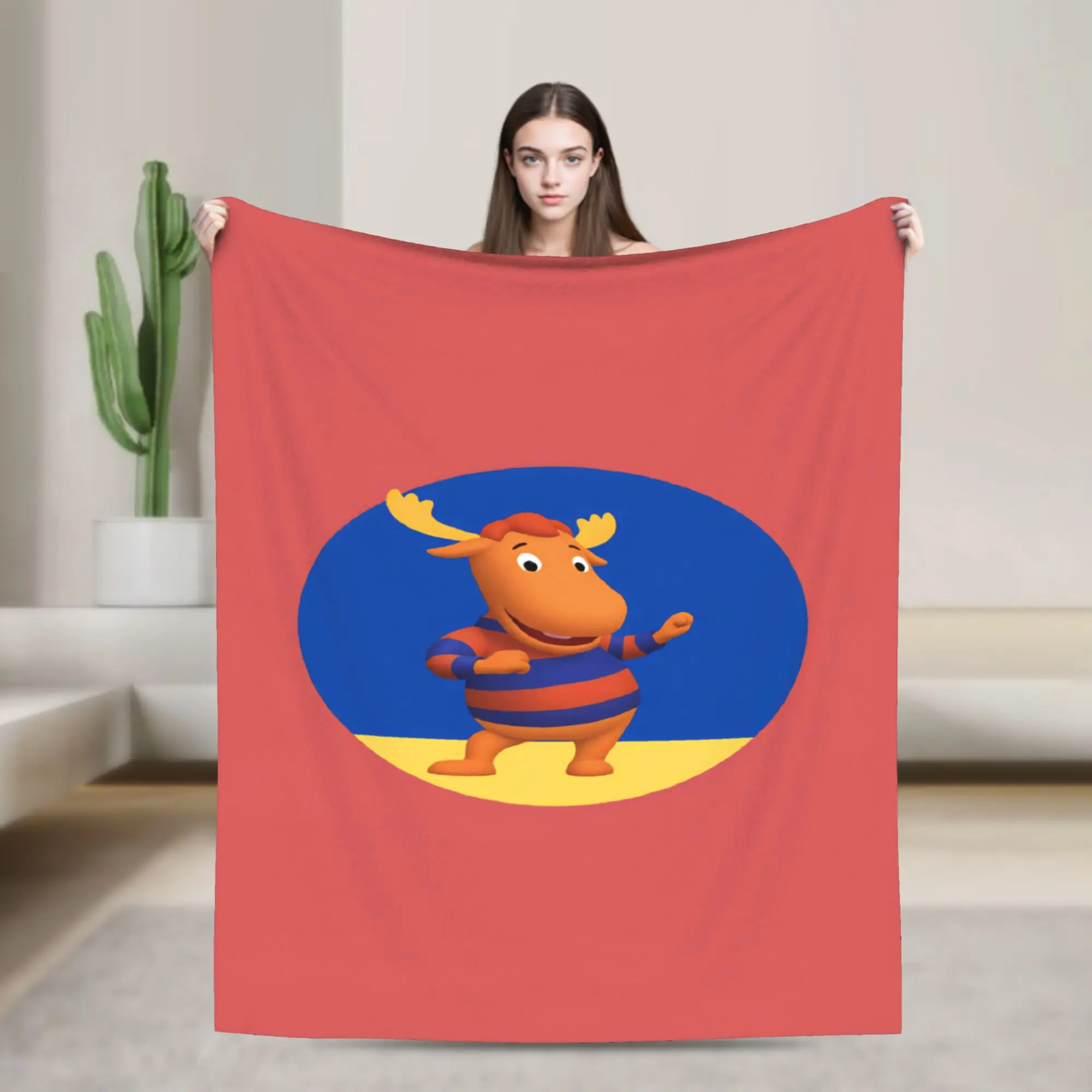 Cartoon T-The B-Backyardigans Blanket Quality Cozy  Bedding Throws Winter Plane Travel Chair Sofa Bed Funny Bedspread