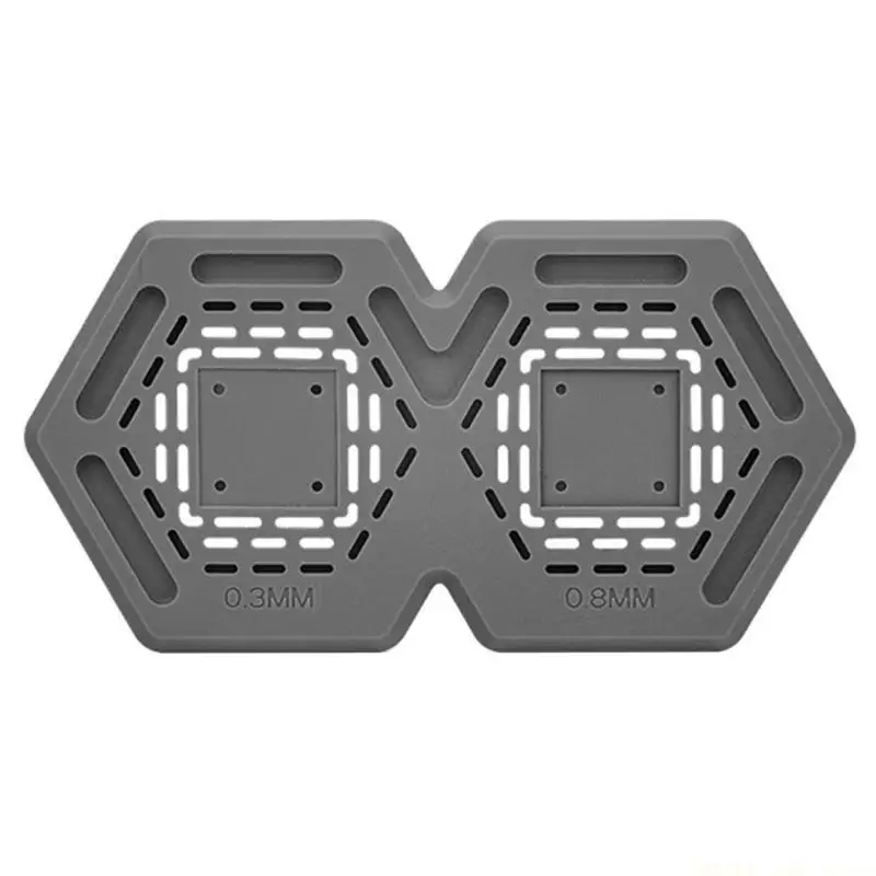 A2BE Planting Tin Pad CPU Soldering Pad Silicone Mat For Easy Chip Reballing