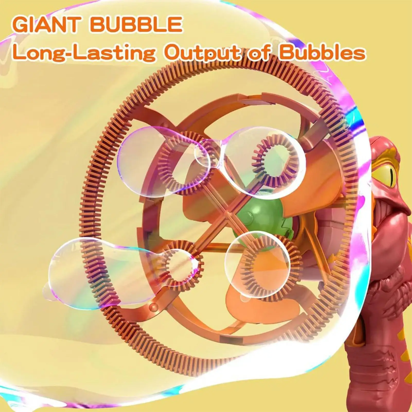 

Soap Bubble Gun Dinosaur Electric Blowing Tuba Bubbles Machine Automatic Blower Toys Outdoor Games Party Toy For Kids Boys Gifts