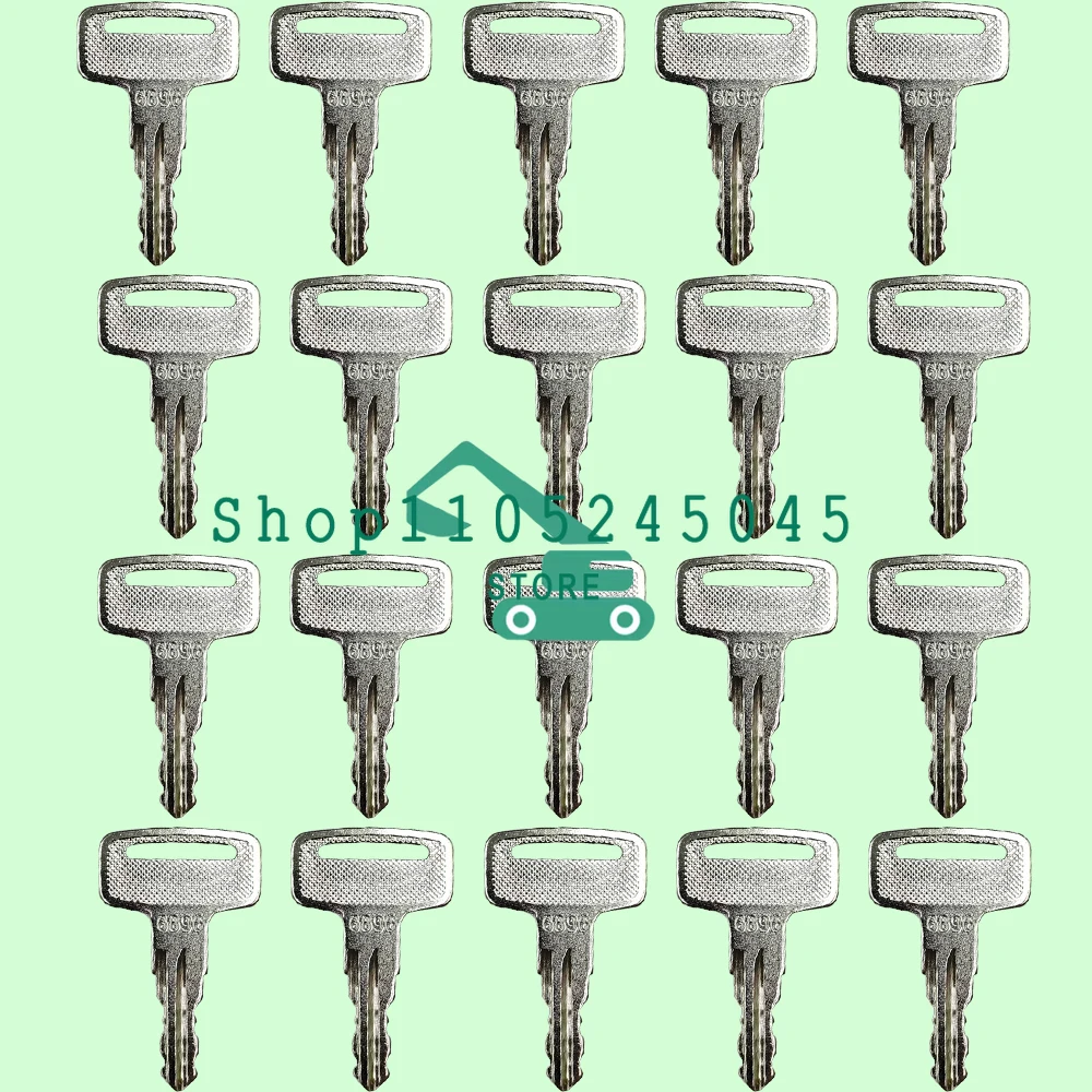 20pcs Ignition Starter Key 6896 for Wacker Neuson Roller Heavy Equp 160431, 6896,Landpride Zero Mwr160431